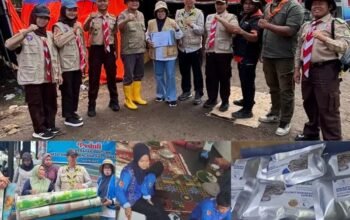 IWAPI dan Pramuka Kwarcab Sawahlunto Serahkan Bantuan Bencana Sumbar ke Solok dan Tanah Datar