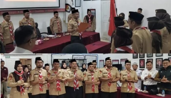 Mabi dan Pincab Pramuka Saka Rintisan Yogaswara Kwarcab Sawahlunto 2025 -2030 Dilantik